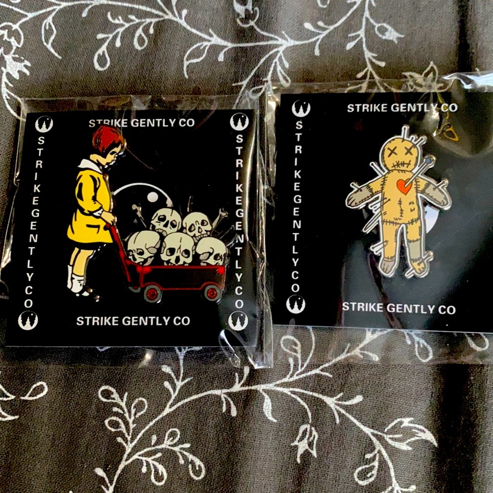 Strike Gently Pins for quietriot92